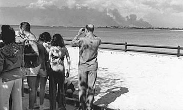 ERB observing the Pearl Harbor attack