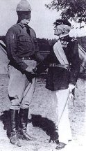 Brigadier General Ralph M. Immell and Major General Charles King at Camp Douglas in 1931