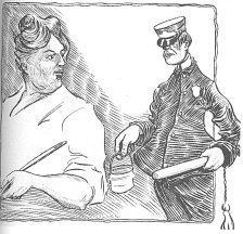 ERB cartoon of his Salt Lake City days