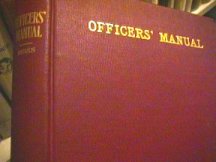Officer's Manual - late teens