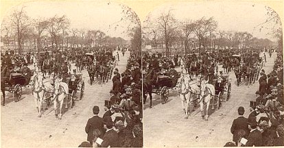 Driving On Grand Boulevard 1894