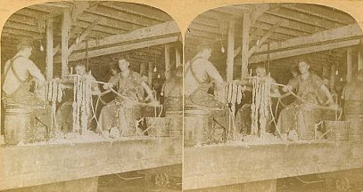 Making sausages at Armour 1893