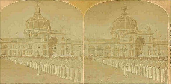 Click for larger image of cadets on parade