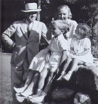 Ed and Florence with her children.