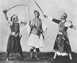 Persian sword dancers