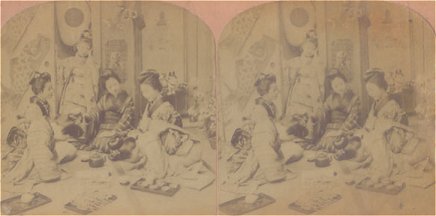 Geisha's serving tea