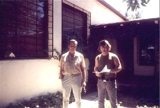 Son Hulbert and Bill Hillman at ERB, Inc. Office  - 1971