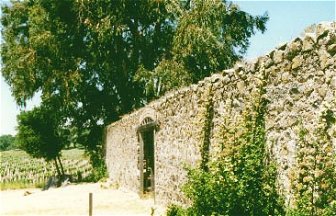 Winery ruins and carriage house at Beauty Ranch