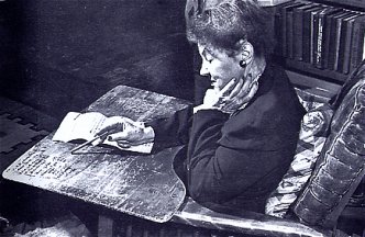 Mrs. ZG in his studio 1955