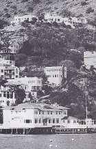 ZG's Catalina house overlooking the Tuna Club and harbour