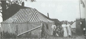 Camp Disaster near Rolling Prairie, Indiana, June 18, 1916