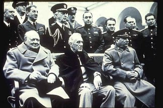Roosevelt at the Yalta Conference ~ February 1945