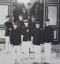 Charles King and officers in the Philippines 1899