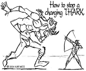 Charging Thark