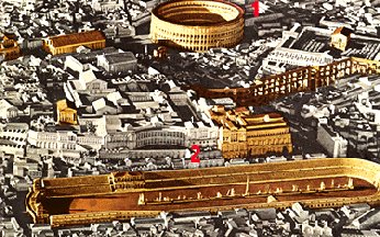 Model of the centre of ancient Rome
