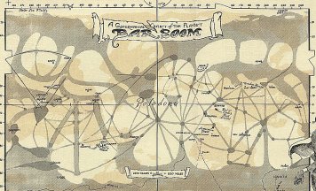 Cartography by Larry Ivie for Readers Guide to Barsoom and Amtor