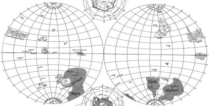 Cartography by E. Campbell and John F. Roy first published in ERBdom