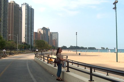 Lake Shore Drive Along Lake Michigan