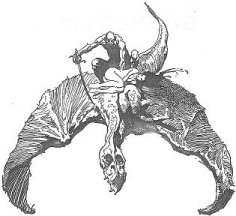 Frank Frazetta illustration from Doubleday edition of Synthetic Men of Mars