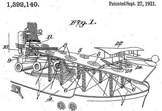Gernsback's apparatus for landing flying machines ~ Application filed May 20, 1918
