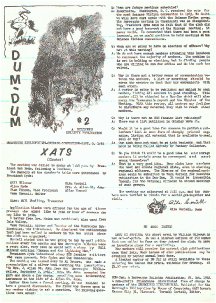 Dum-Dum #2 - Chicago Convention - Sept. 2, 1962 - Plus List of Members