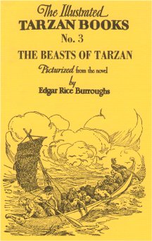 Illustrated Tarzan Books No. 3 - 1971 - The Beasts of Tarzan - Rex Maxon - 336 Pictures (1929)