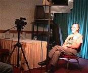 Bibliophile co-founder Bob Hyde on camera