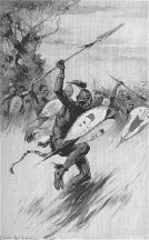 The Bansutos rushed forward with screams of hate