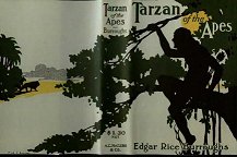Tarzan of the Apes: First Edition Dust Jacket