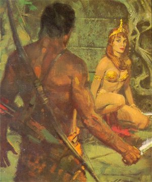 Ballantine cover art by Robert Abbett 1974