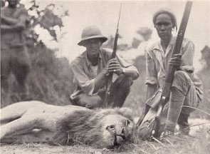 Van Dyke and gun bearer