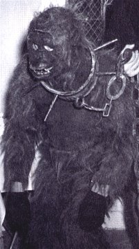 Ed Burroughs in Ape Costume