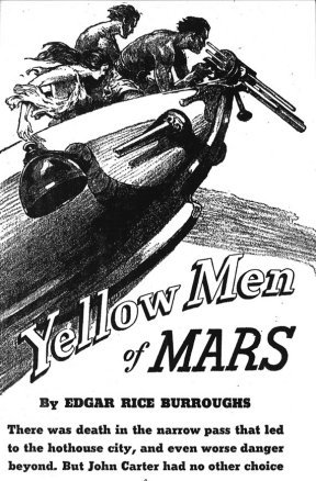 Amazing: August 1941 - Yellow Men of Mars - Title Page - (Llana of Gathol) - J. Allen St. John