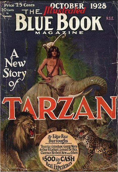 Blue Book - October 1928 - Tarzan and the Lost Empire 1/5
