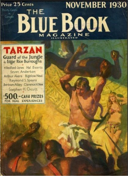 Blue Book - November 1930 - Tarzan, Guard of the Jungle 2/7