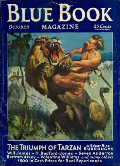 Blue Book - October 1931 - The Triumph of Tarzan 1/6