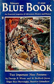 Blue Book: February 1935 - Swords of Mars 4/6