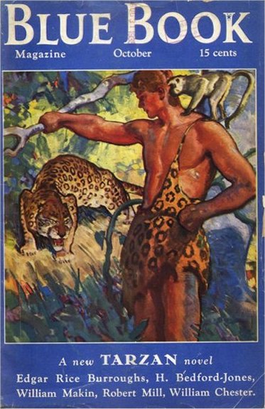 Blue Book - October 1935 - Tarzan and the Immortal Men 1/6
