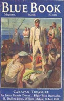 Blue Book: March 1936 - Tarzan and the Immortal Men 6/6 - Herbert Morton Stoops cover