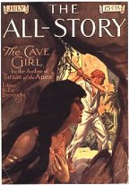 All-Story July 1913 - Cave Girl - Clinton Pettee Art 1/3