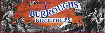 Burroughs Bibliophiles Banner