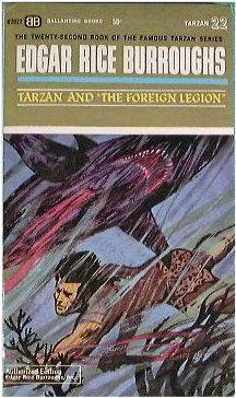 Tarzan and The Foreign Legion - Ballantine Canadian 1964 Edition - Art by Robert Abbett