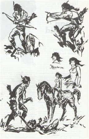 Neal MacDonald, Jr. Moon Maid Sketches - ERBdom 45