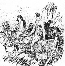 Moon Maid Newspaper Serial Illustration - June 14, 1926