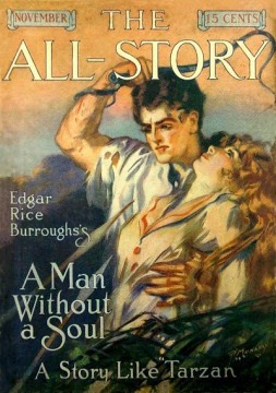 All-Story November 1913 - Man Without A Soul - P.J. Monahan Art - All