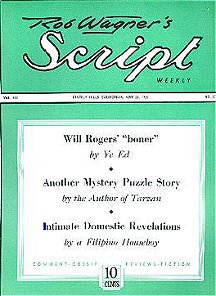 Rob Wagner's Script Weekly: May 28, 1932 - The Red Necktie Mystery