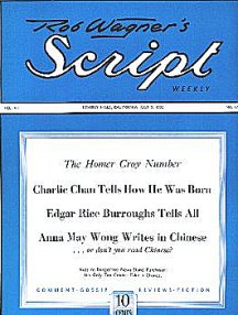 Rob Wagner's Script Weekly: Juy 9, 1932 - ERB Tells All