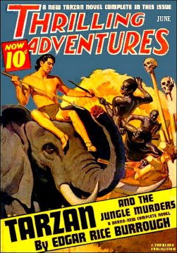 Thrilling Adventures: June 1940 - Tarzan and the Jungle Murders