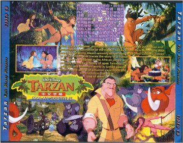Tarzan on VCD - Jacket Back Cover