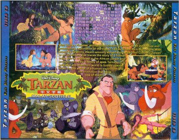 Tarzan on VCD - Jacket Back Cover